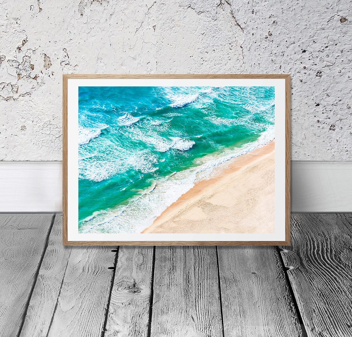 Aerial Beach Photography Modern Beach Art Digital Download Etsy