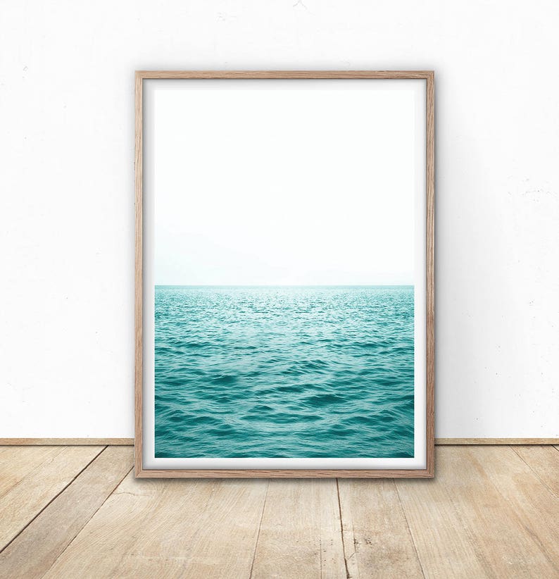 Ocean Print Nautical Wall Art Digital Print Sea Photo Etsy Australia