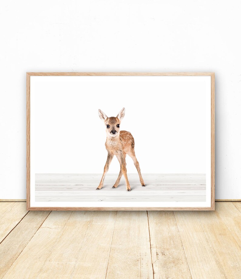 Baby Deer Print Printable Nursery Art Instant Download - Etsy