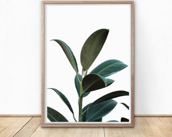 Palm Leaf Digital Download, Printable Wall Art, Wall Art Prints, Instant Download