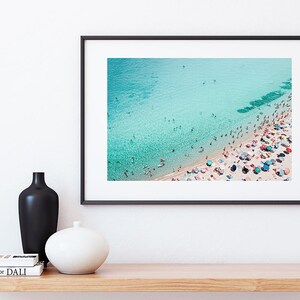 Aerial Beach Print Printable Wall Art Beach Digital Print - Etsy