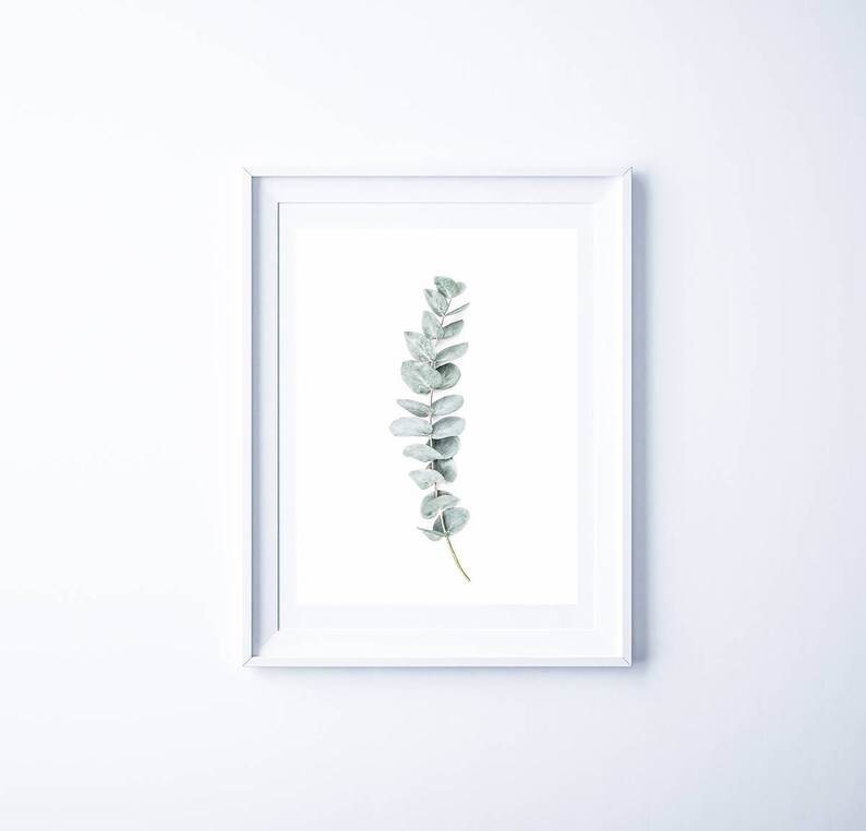 Eucalyptus Print Eucalyptus Printable Wall Art Download Etsy