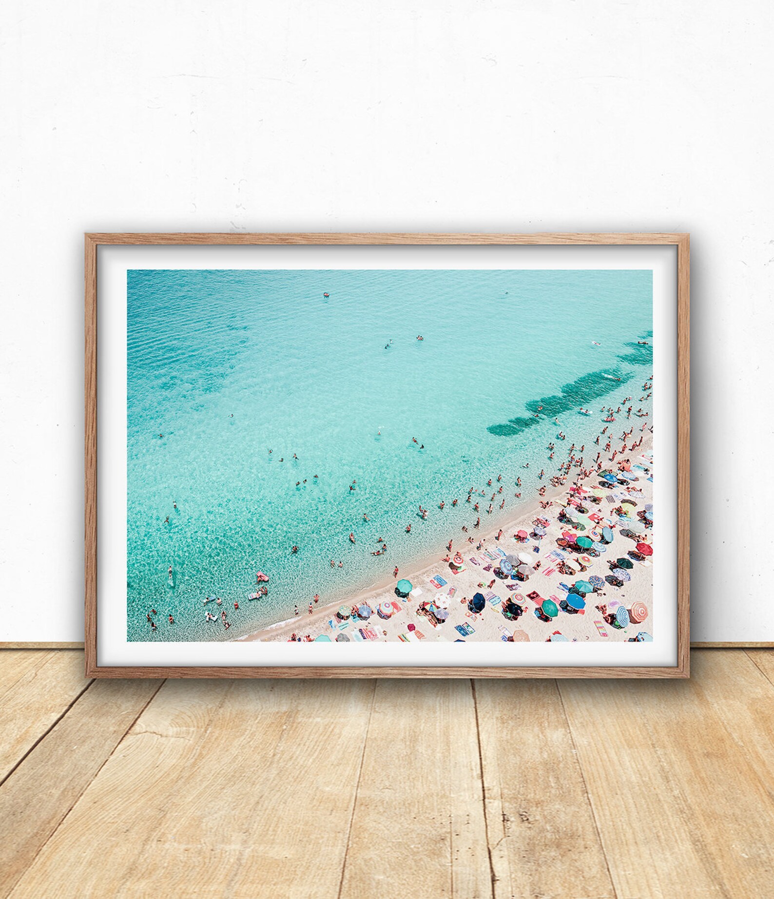 Aerial Beach Print Printable Wall Art Beach Digital Print Etsy