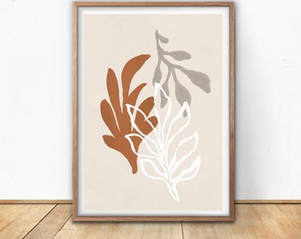 Matisse Inspired Leaf Printable Art
