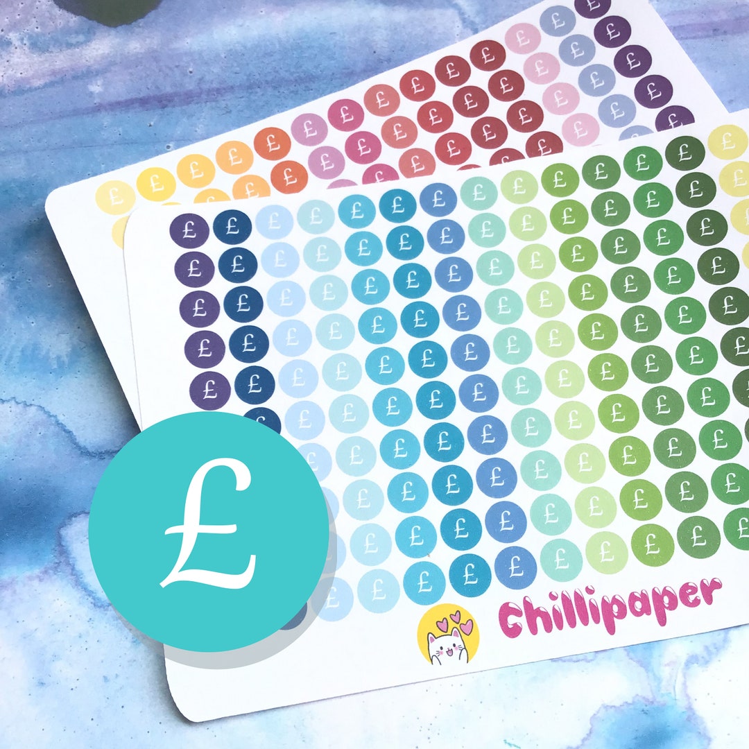 Pound Sign Sticker Mini Pound Sign | Bujo Stickers | Planner Stickers | Bill Planning for ...