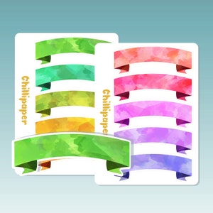 Banner Aufkleber, vertikale Planner Aufkleber, Aquarell Aufkleber, Wochenend-Aufkleber, Aufkleber #1122