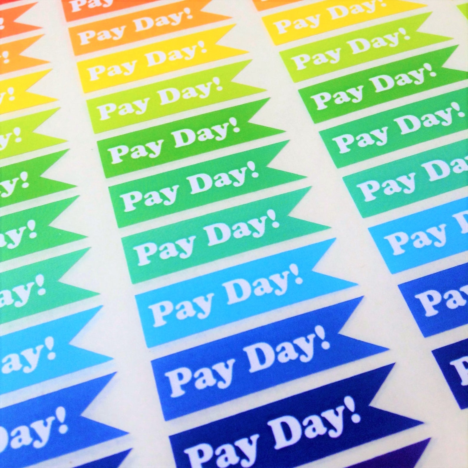 72 Pay Day/Payday Planner Stickers Filofax Erin Condren | Etsy