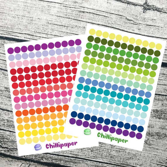 Mini Dots / Small Circle Stickers Planner Stickers for MAMBI | Etsy