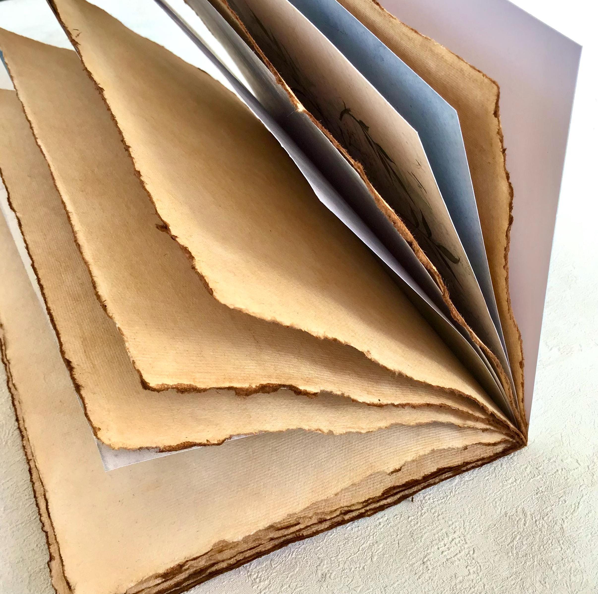Handmade Junk Journal With Handmade Paper and Mixed Paper