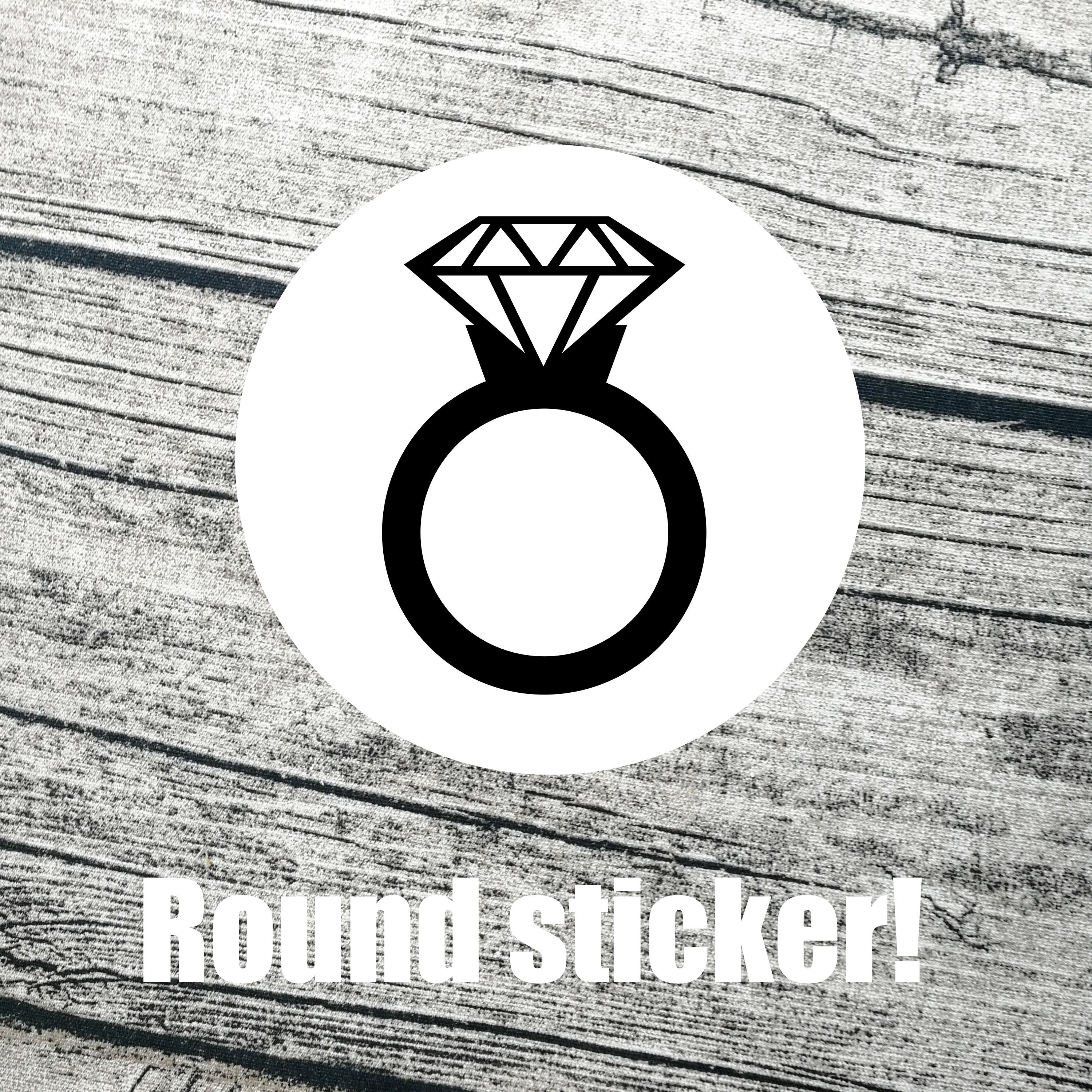 96 Wedding Ring Stickers Wedding Ring Seals. Envelope Seals Etsy