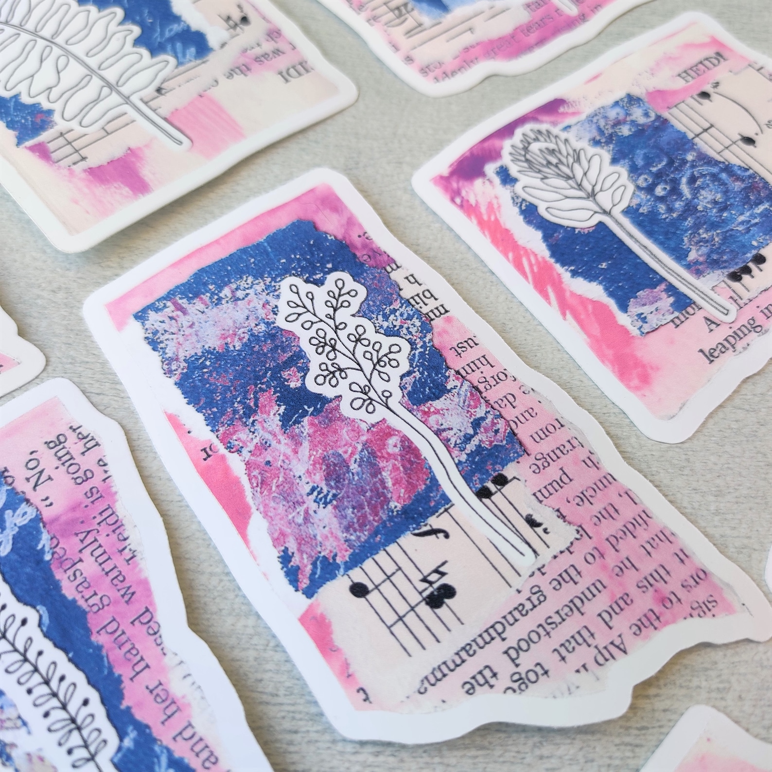 Collage Stickers Pack, Journaling, Planner, Bullet Journal, Diary ...
