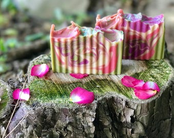 Apple Blossom Goat Milk Soap, Cold Process Soap, Artisan Soap, Best Friend Gift, Gift for Girlfriend, Homemade Soap, Bath and Beauty, Soap