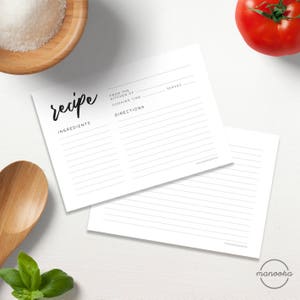 Recipe Organizer 5x7 - Etsy