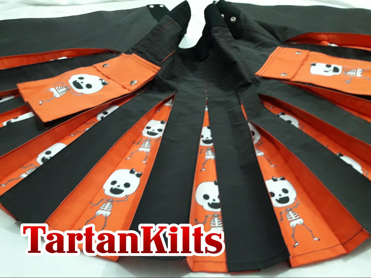 Image of Halloween Skull Kilt | Gifts Custom Made Utility Kilt