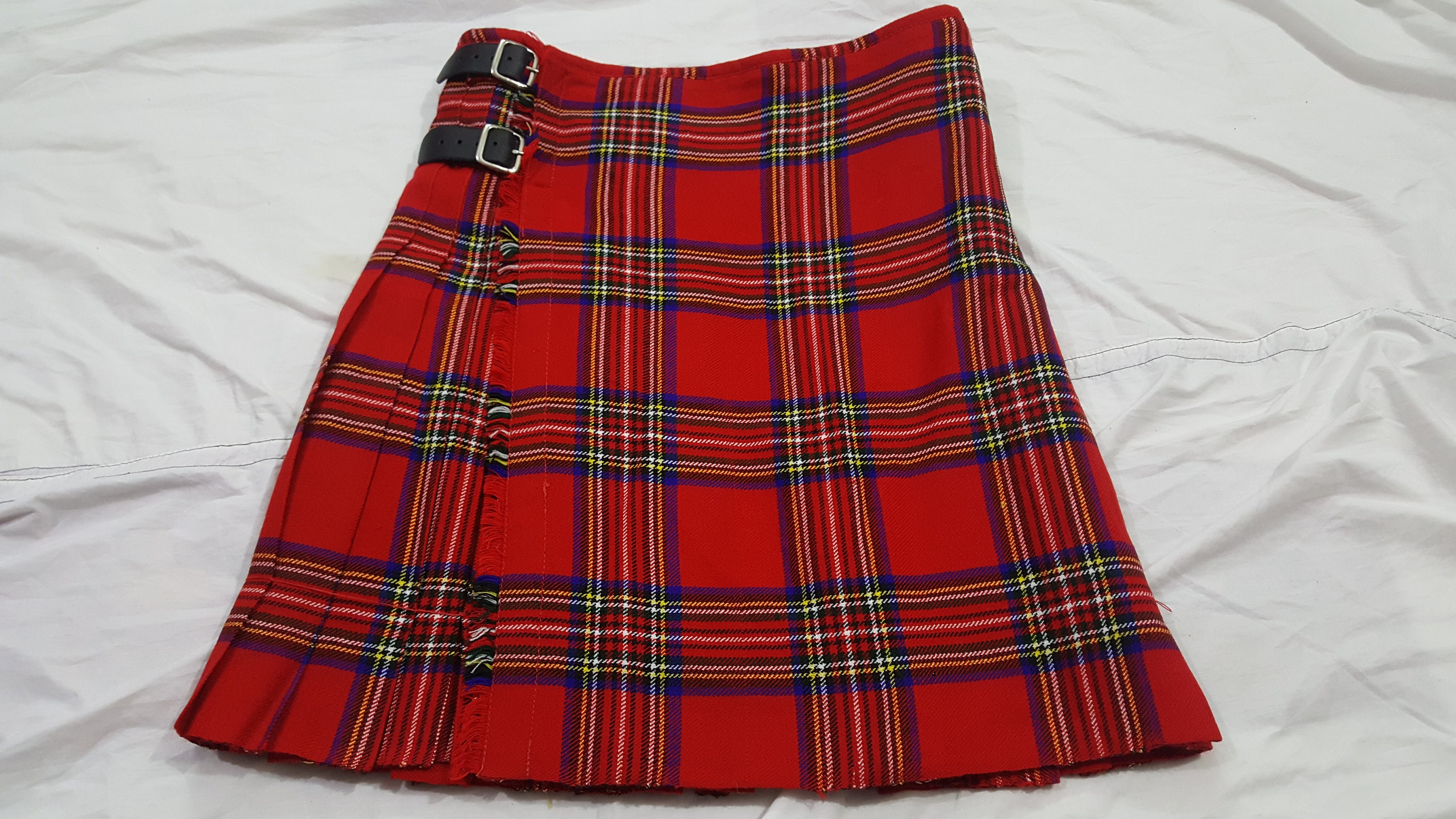 Image of Sale Start Royal Stewart Tartan Kilt Custom Made Size Length