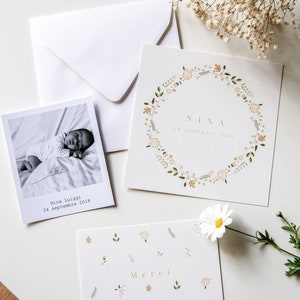 Faire-Part de Naissance Petite Fleur