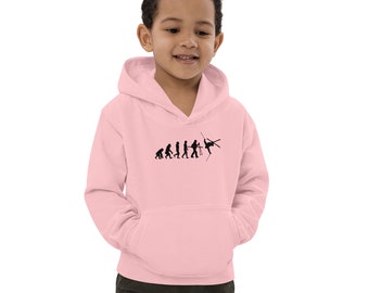 Kids Ski Evolution Hoodie - Black LOGO