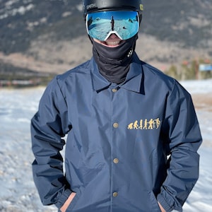 Snowboard Evolution Wind Breaker - (Navy Blue)