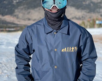 Snowboard Evolution Wind Breaker - (navy Blue) - Etsy