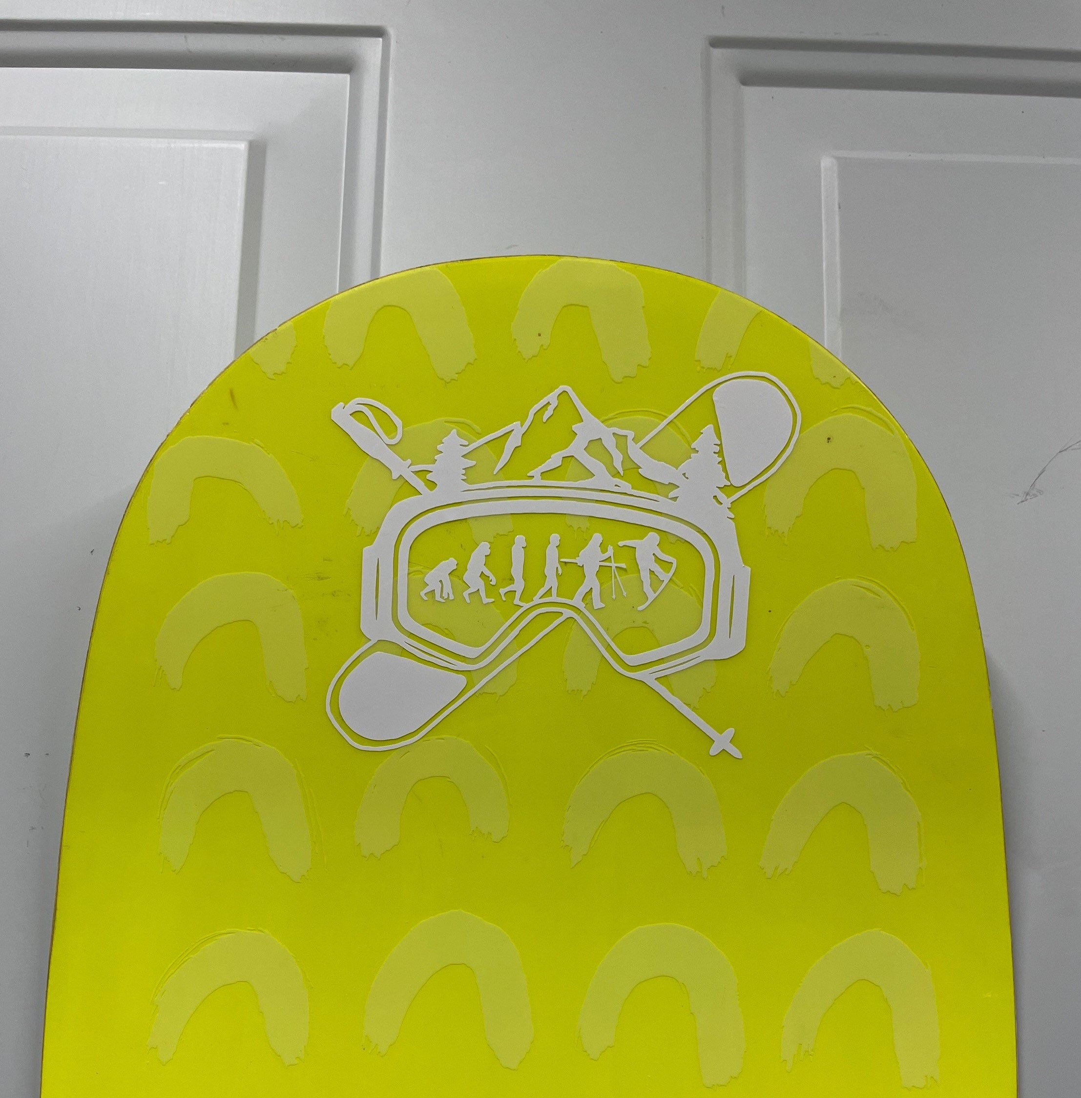 Adesivo Per Porta Sci Con Nome - Foto 11