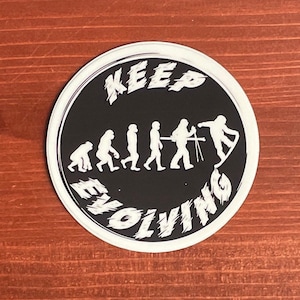 Sigue evolucionando Snowboarding Evolution Sticker