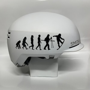 Schwarzer Snowboard Evolution Sticker