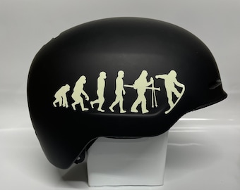 Glow in the Dark Snowboard Evolution Sticker