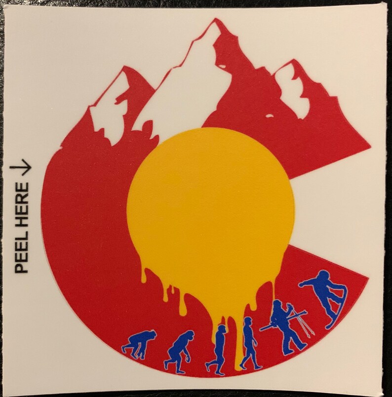 Colorado Snowboard Evolution Sticker!!