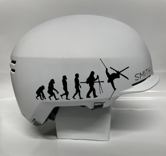 Zwarte Skiing Evolution Sticker Accessoires Hoeden & petten Helmen Sporthelmen 