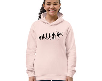 Women's Ski Evolution Hoodie - Black LOGO