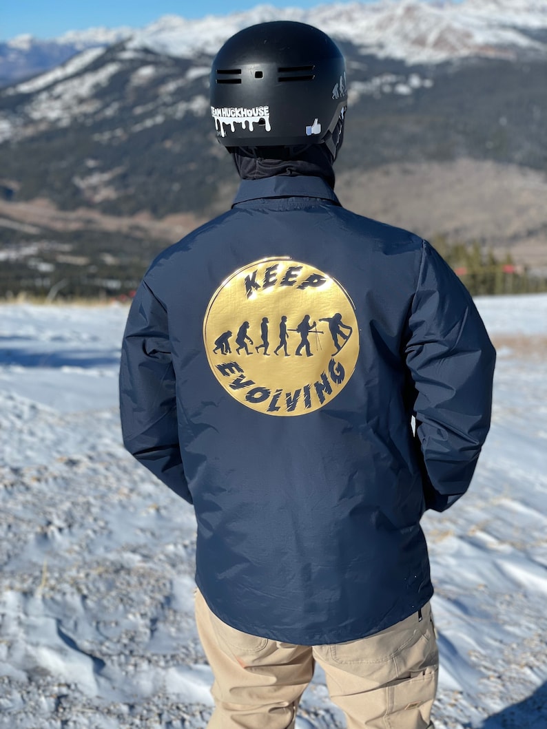 Snowboard Evolution Wind Breaker Navy Blue image 4