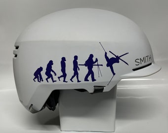 Purple Ski Evolution Sticker