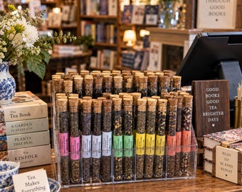 Loose Leaf Tea Samples in Test Tubes | Choose Your Tea | 3–4 Cups | Tea Tasting | Unique Tea Gift | FlowerTeas