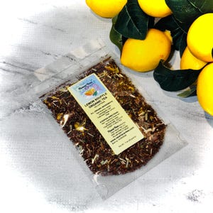Lemon Soufflé Rooibos Loose Leaf Herbal Tea No Caffeine Citrus