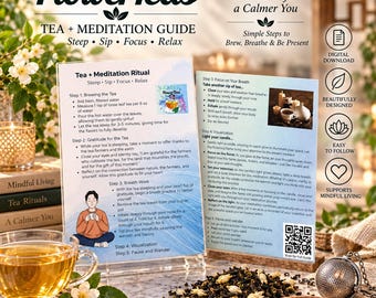 Tea Meditation Ritual Guide DIGITAL DOWNLOAD
