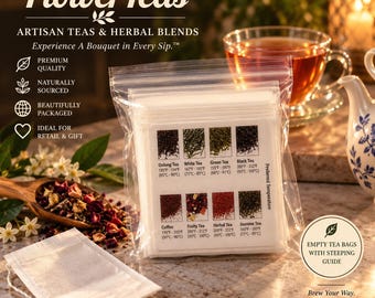 Teabags Disposable Empty Tea Filters Unfilled For Loose Leaf Tea 100# with String