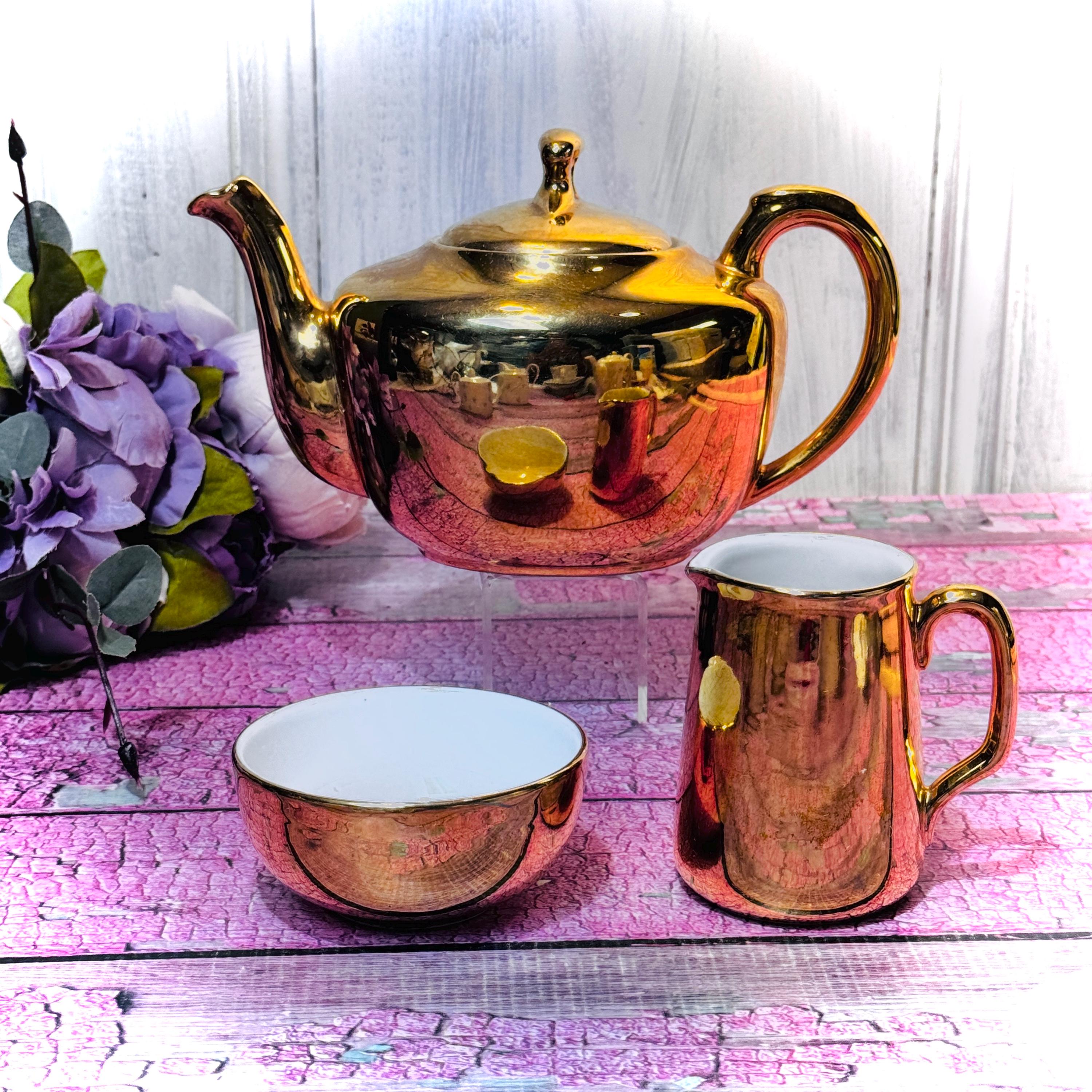 ロイヤルウースター 黄金時代のティーセット ティーポット クリーマー