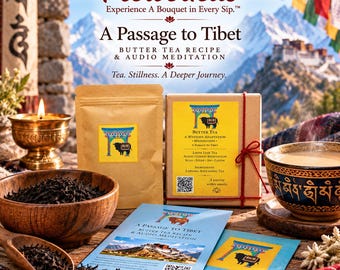 Tibetan Butter Tea Recipe with Lapsang Souchong & Audio Meditation Boxed