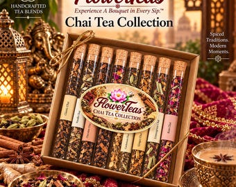 Chai  Tea Blends Loose Leaf Tea Sampler Kit Gift for Tea Lover Gender Neutral  Box