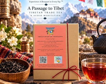 Tibetan Trade Assam Black Tea with Audio Meditation,  Gift Box