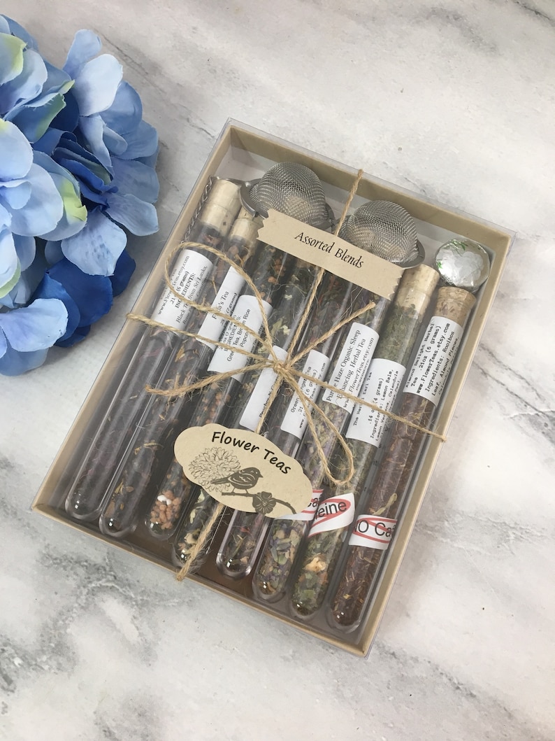 8 Assorted Blends Loose Leaf Tea Sampler Gift Set or Choose No Etsy