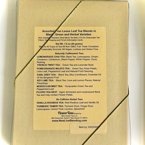 8 Assorted Blends Loose Leaf Tea Sampler Gift Set or Choose No - Etsy