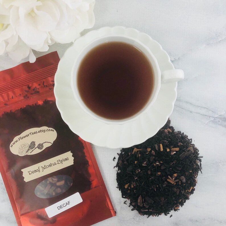 Decaf Mocha Spice Black Loose Leaf Tea 1 Oz Etsy UK