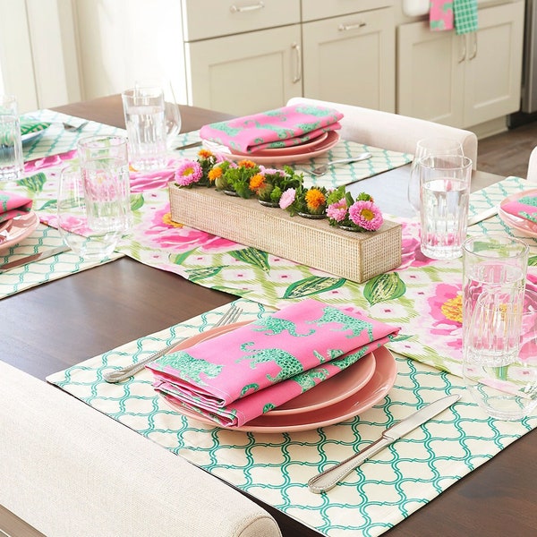 Lime Green Placemats Etsy