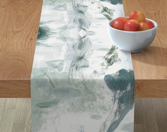 Abstract Cotton Sateen Circle Tablecloth by Spoonflower Marble Round Tablecloth Nero Marquina Marble by kimsa