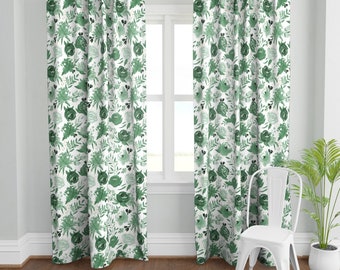 Emerald Green Curtains Etsy