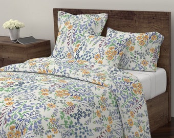yellow floral bedding vintage floral duvet cover flower garden blues and yellow by katerowley cotton bedding printed spoonflower fabric duvet cover etsy yellow floral bedding vintage floral duvet cover flower garden blues and yellow by katerowley cotton bedding printed spoonflower fabric duvet cover etsy