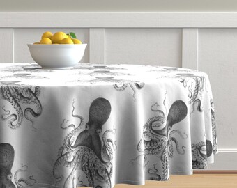 Nautical Ocean Sea Life Cotton Sateen Table Runner by Spoonflower Fan Corals On Blue by helenpdesigns Bright Coral Reef Table Runner