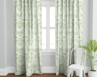 Toile Curtains Etsy