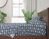 Christmas Sheets - Bears In Woodland Trees by gingerlous - Bear Gingham Check Plaid Winter Cotton Sateen Sheet Set Bedding by Spoonflower